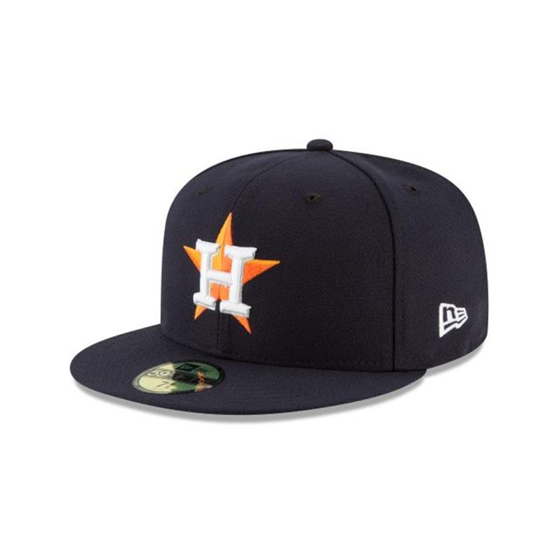 MLB Houston Astros Authentic Collection 59Fifty Fitted (ATF4249) - Blue New Era Caps